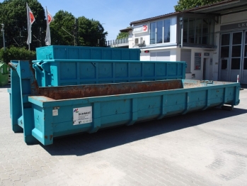 Abrollmulden für Schüttguttransporte - Container SCHMIDT