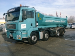 Schüttguttransporte München - Sand, Kies, Erde, Asphalt, Splitt - Container SCHMIDT